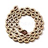 Electroplated Synthetic Non-magnetic Hematite Beads Strands G-L613-Z01-02D-2