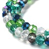 Glass Beads Strands EGLA-A034-M6mm-24-3