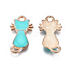 Alloy Enamel Pendants ENAM-S121-033G-2