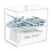 Acrylic Double Layer Cosmetic Storage Display Box AJEW-WH0419-25-1