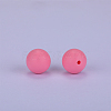 Round Silicone Focal Beads SI-JX0046A-118-2