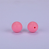 Round Silicone Focal Beads SI-JX0046A-118-2