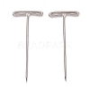 Non-Tarnish Nickel Plated Steel T Pins for Blocking Knitting FIND-D023-01P-01-1