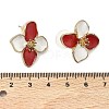 Alloy Enamel Stud Earrings FS-WG082C3-05-3
