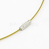201 Stainless Steel Wire Necklace Cord TWIR-SW001-6-2