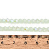 Imitation Jade Electroplate Glass Beads Strands GLAA-F029-J4mm-D07-4