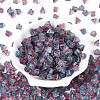 Picasso Transparent Glass Beads SEED-Q039-02J-2