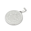 304 Stainless Steel Pendants STAS-A053-24C-P-2