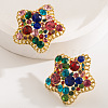 Alloy Stud Earrings for Women WG59F22-03-1