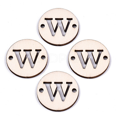 Unfinished Natural Poplar Wood Links Connectors WOOD-S045-140B-01W-1