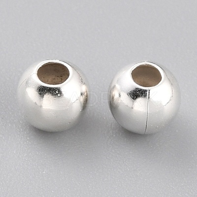 Brass Spacer Beads KK-O133-010C-S-1