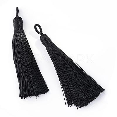 Polyester Tassel Big Pendants Decoration AJEW-S059-09-1