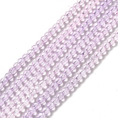 Transparent Gradient Color Glass Beads Strands X1-GLAA-H021-01B-26-1