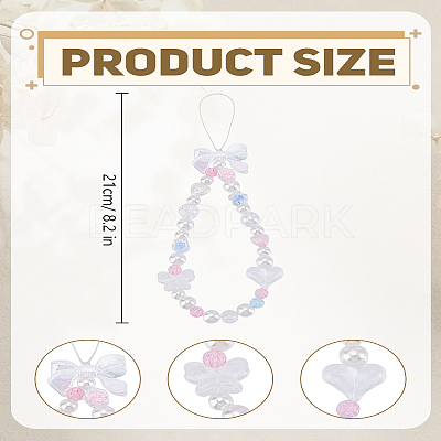 1Pc Resin Mobile Straps AJEW-LP0004-55C-1
