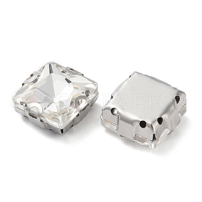 Square Sew on Rhinestone RGLA-L028-06F-01-1