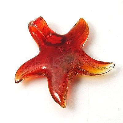Handmade Lampwork Pendants X-LAMP-G089-M-1