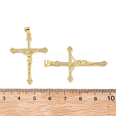 Brass Micro Pave Cubic Zirconia Pendants KK-Z114-05G-1