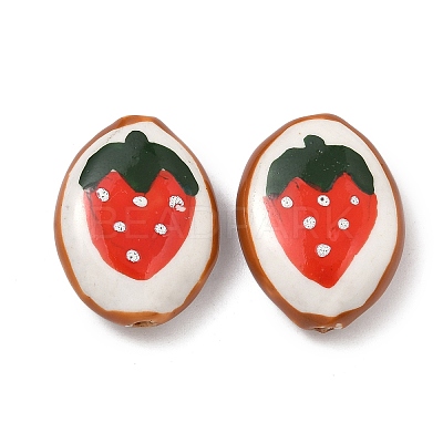 Handmade Porcelain Beads PORC-F012-02B-1
