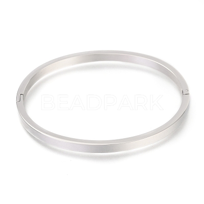 Non-Tarnish 304 Stainless Steel Bangles STAS-I169-03C-P-1