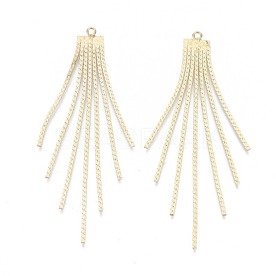 Brass Chain Tassel Big Pendants X1-KK-N231-110G-NF-1