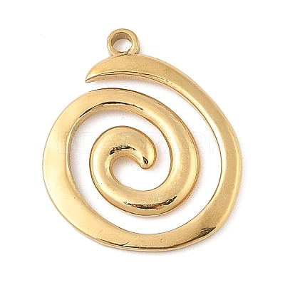 304 Stainless Steel Pendants STAS-P380-40G-1