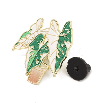 Monstera Bonsai Enamel Pin AL-CBA3D3B-03E-G-1
