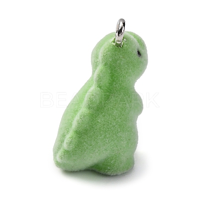 Flocky Resin Pendants LS-FIND-S001-08G-1