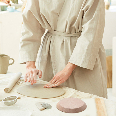 Round Pottery Tools Ceramic Plate Forming Mold DIY-WH0056-07A-1