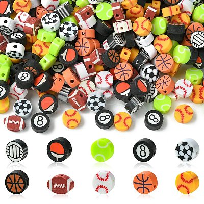 200Pcs Handmade Polymer Clay Beads CLAY-CJ0001-79-1