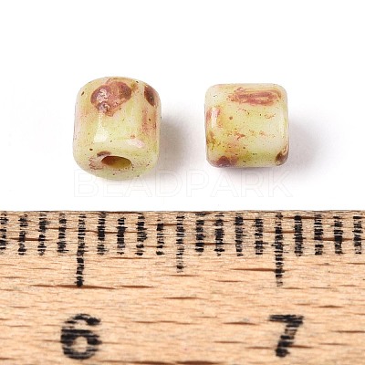 Baking Paint Glass Seed Beads SEED-N009-02E-1