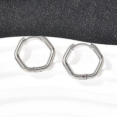 201 Stainless Steel Hoop Earrings EJEW-Z137-02P-04-1