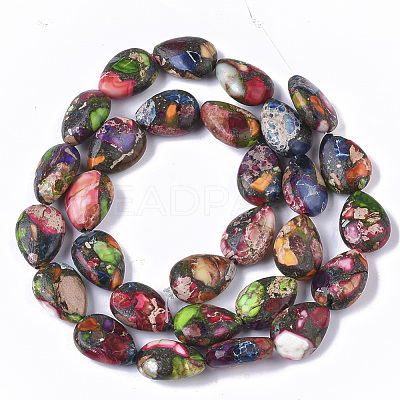 Synthetic Imperial Jasper Beads Strands G-S366-021-1