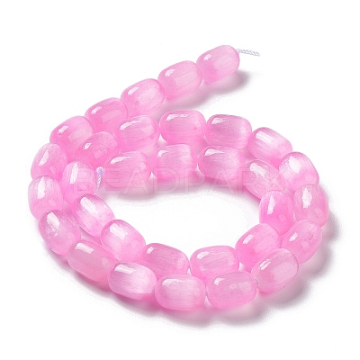 Natural Selenite Beads Strands G-F750-1