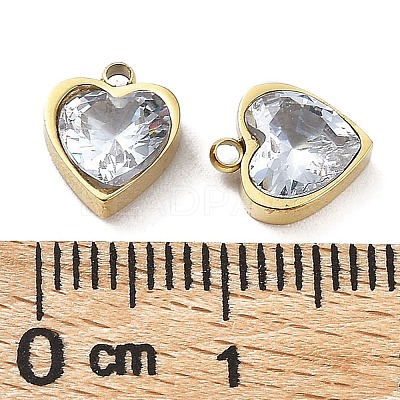 Ion Plating(IP) 304 Stainless Steel Charm STAS-Q254-32G-1
