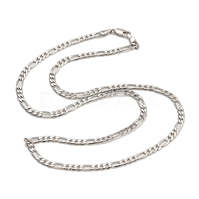 Brass Figaro Chain Bracelets & Necklaces for Women NJEW-U011-11P-1