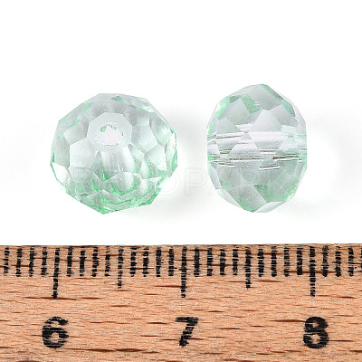 Baking Paint Transparent Glass Beads GLAA-N011-10mm-07-1