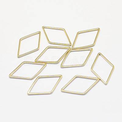 Long-Lasting Plated Brass Linking Rings KK-K193-128G-NF-1