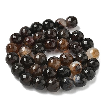 Natural Agate Beads Strands X-G-M437-C01-01Y-1
