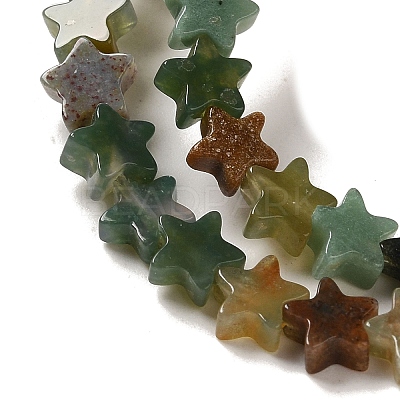 Natural Indian Agate Beads Strands G-G085-B11-02-1