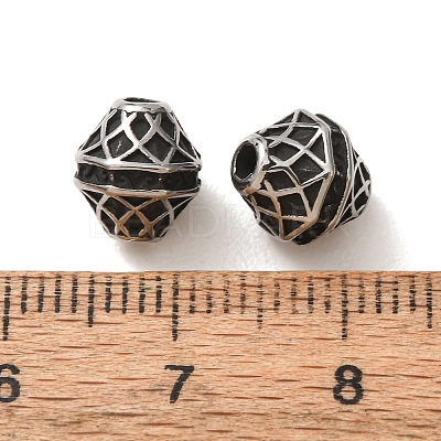 304 Stainless Steel Beads SA-CBA9DCB-10AS-1