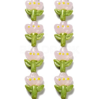 Handmade Lampwork Beads Strands LAMP-A005-03E-1
