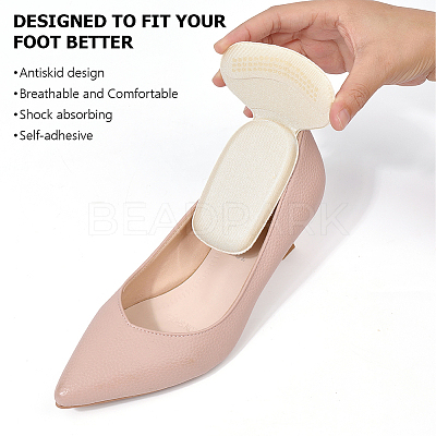 4 Pairs 2 Colors Foam Heel Cushion Inserts FIND-DJ0001-77-1