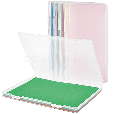 Transparent Plastic Packaging Boxes with Hinged Lid LS-AJEW-WH20060-89-1