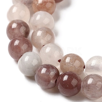 Natural Strawberry Quartz Beads Strands G-H298-A03-02-1