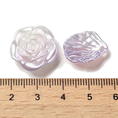 Opaque Acrylic Beads OACR-H039-03B-1
