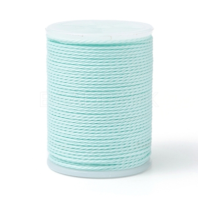 Round Waxed Polyester Cord X-YC-G006-01-1.0mm-31-1
