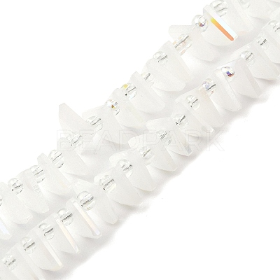 Electroplate Glass Beads Strands EGLA-S176-05A-B11-1