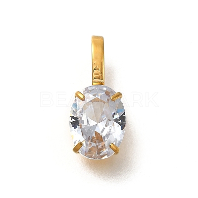 Ion Plating(IP) 304 Stainless Steel Rhinestone Pendants STAS-A104-11G-01-1