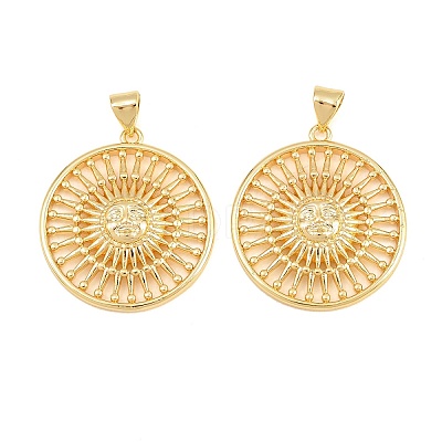 Brass Pendants KK-D232-17G-03-1