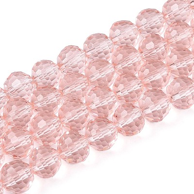 Transparent Glass Bead Strands GLAA-R095-12mm-26-1